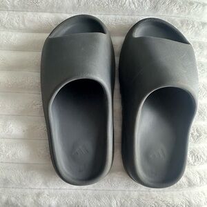 Gray Slide Sandals